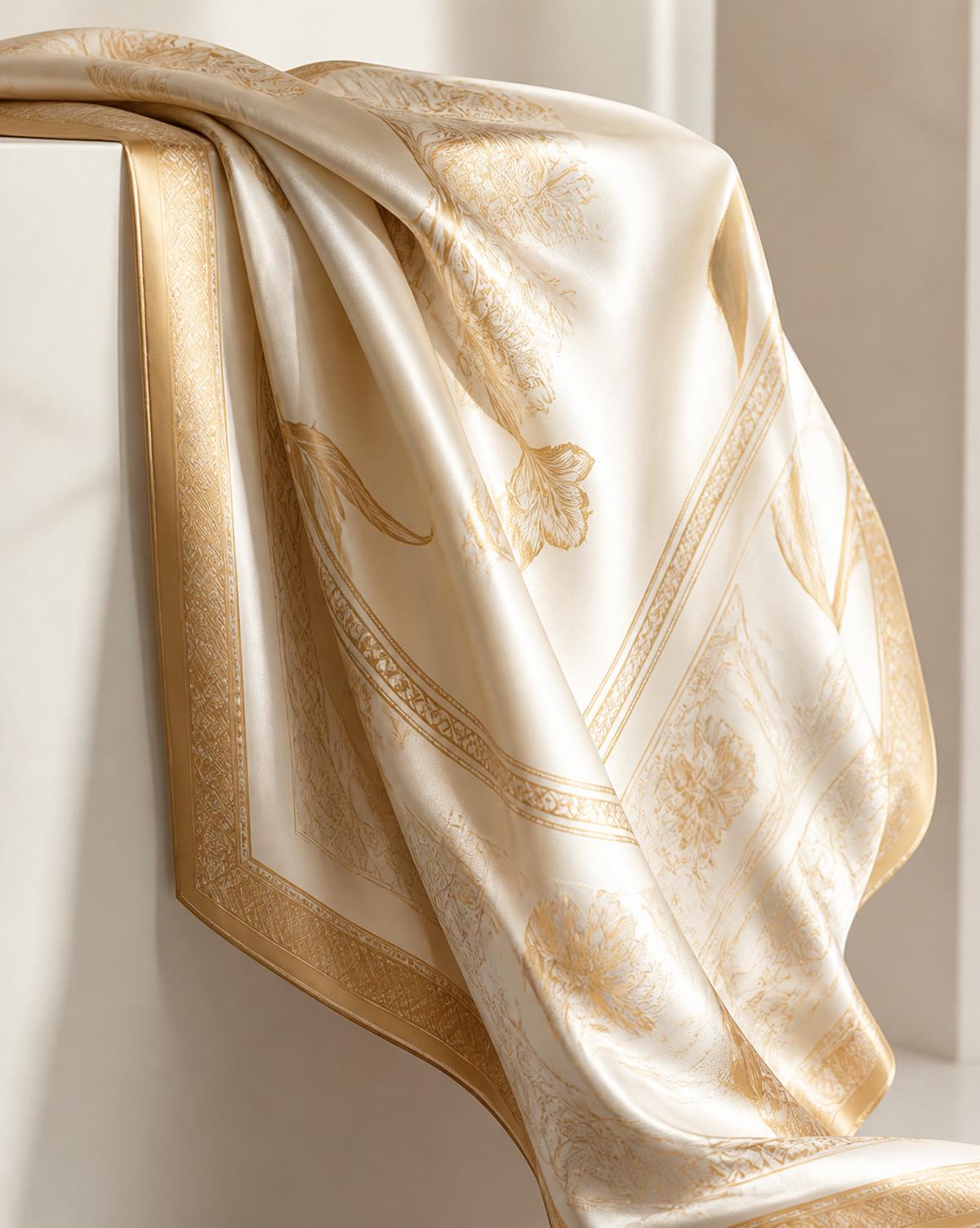 Palme Silk Scarf 90
