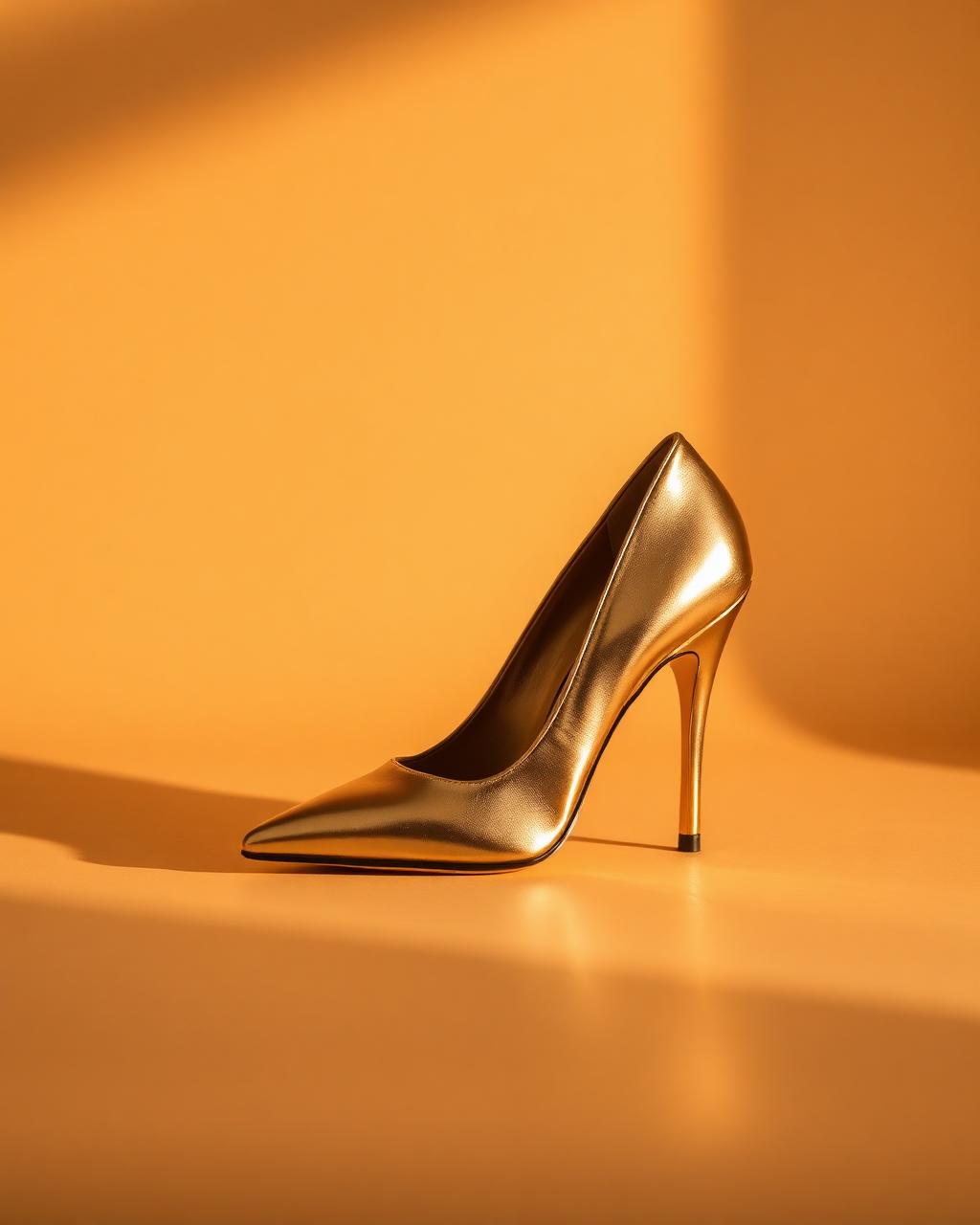 Delphine Golden Stiletto